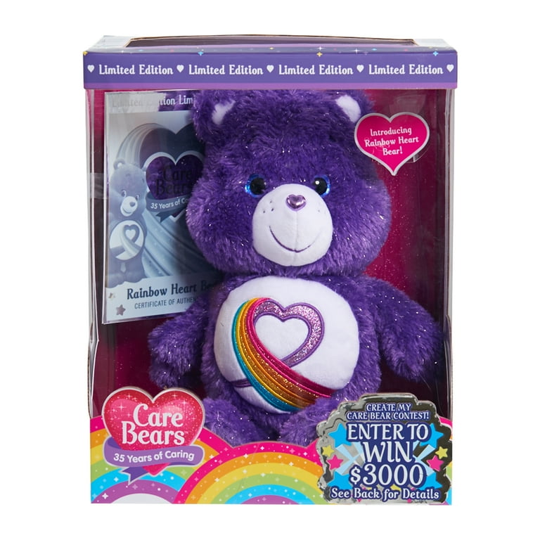 Care Bears Rainbow Heart 35th Anniversary Plush - Walmart.com