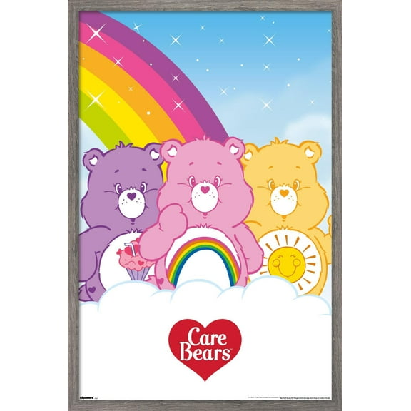 Care Bears - Rainbow Magic Wall Poster, 14.725" x 22.375" Framed