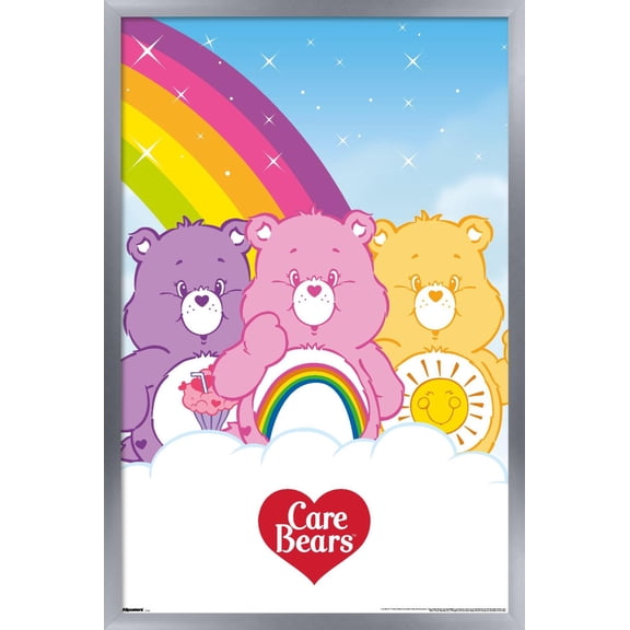 Care Bears - Rainbow Magic Wall Poster, 14.725" x 22.375" Framed