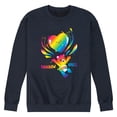 thumbnail image 1 of Care Bears - Rainbow Vibes - Men's Crew Fleece Sweatshirt, 1 of 4