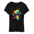thumbnail image 1 of Care Bears - Rainbow Vibes - Women's Short Sleeve Graphic T-Shirt, 1 of 4