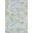 thumbnail image 1 of Care Bears Rainbows In The Sky 5' x 7' Multi Area Rug By Well Woven, 1 of 8