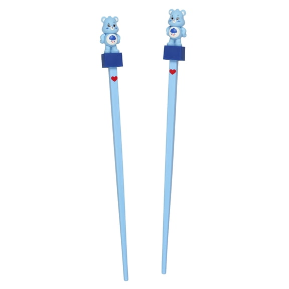 Care Bears Reusable Chopsticks Grumpy Bear Plastic Utensils Kitchen Accessory