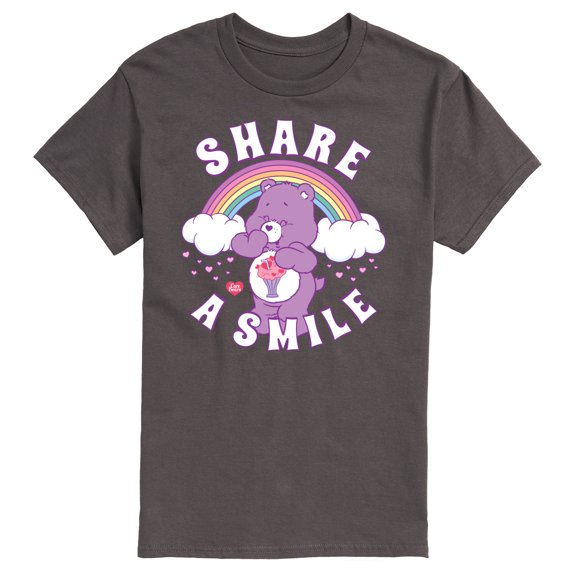 Care Bears - Share A Smile - Men's Short Sleeve Graphic T-Shirt