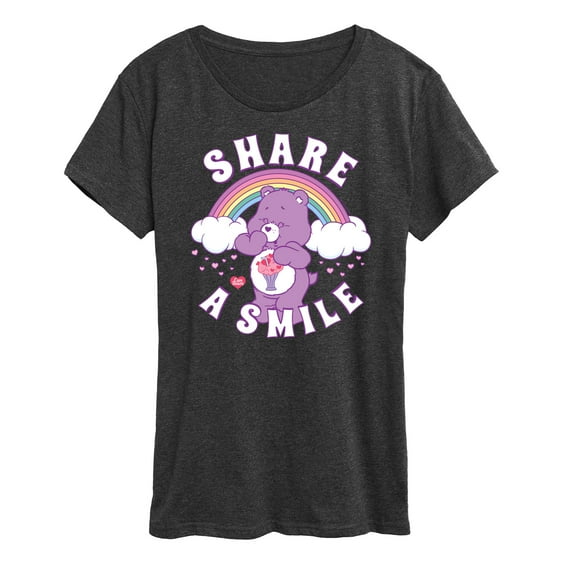 Care Bears - Share A Smile - Women's Short Sleeve Graphic T-Shirt