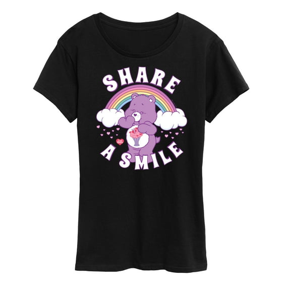 Care Bears - Share A Smile - Women's Short Sleeve Graphic T-Shirt