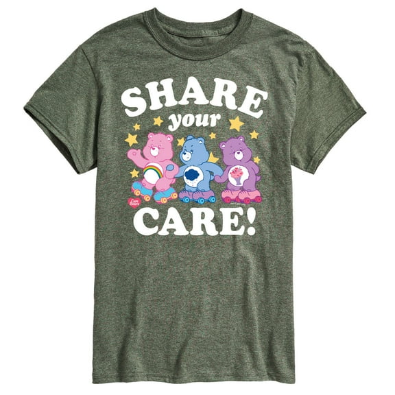 Care Bears - Share Your Care - Men's Short Sleeve Graphic T-Shirt
