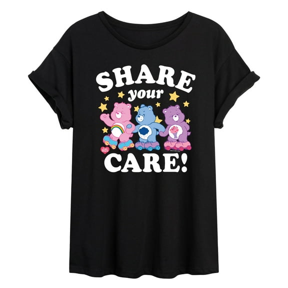 Care Bears - Share Your Care - Women's Oversized Graphic T-Shirt