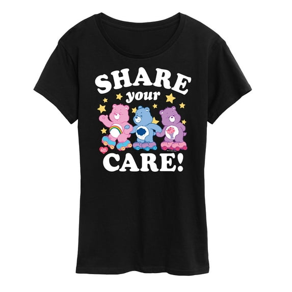 Care Bears - Share Your Care - Women's Short Sleeve Graphic T-Shirt