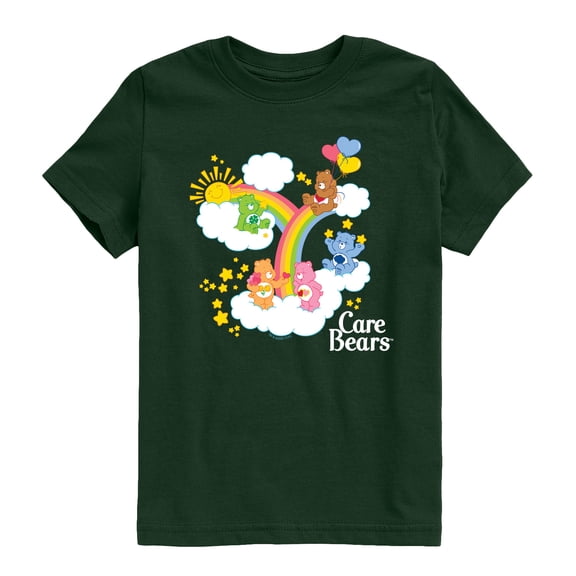 Care Bears - Sky Party - Youth Boys Short Sleeve Graphic T-Shirt