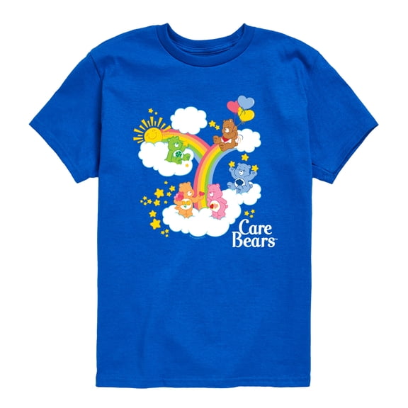 Care Bears - Sky Party - Youth Boys Short Sleeve Graphic T-Shirt