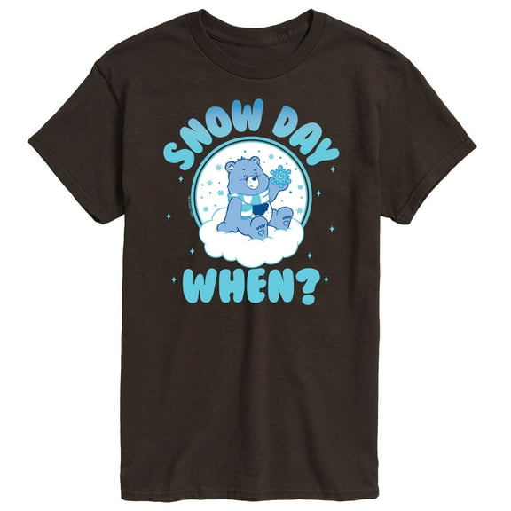 Care Bears - Snow Day When - Men's Short Sleeve Graphic T-Shirt