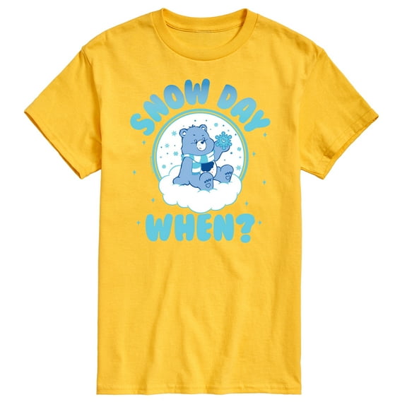 Care Bears - Snow Day When - Men's Short Sleeve Graphic T-Shirt
