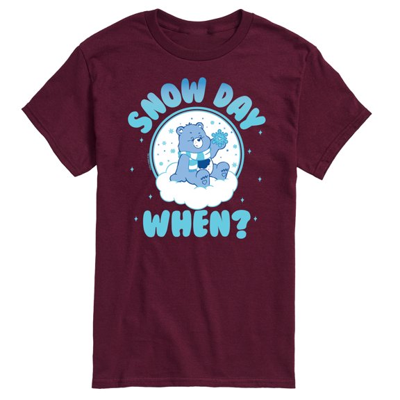 Care Bears - Snow Day When - Men's Short Sleeve Graphic T-Shirt