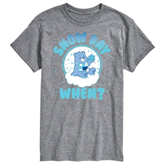 Care Bears - Snow Day When - Men's Short Sleeve Graphic T-Shirt