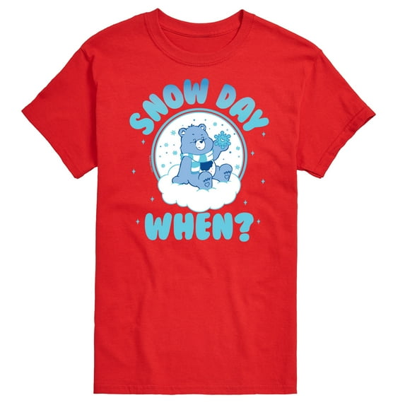 Care Bears - Snow Day When - Men's Short Sleeve Graphic T-Shirt