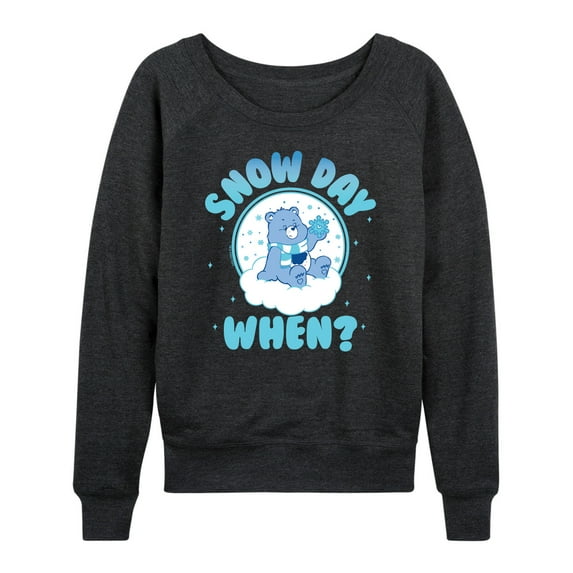 Care Bears - Snow Day When - Women's French Terry Pullover Sweatshirt