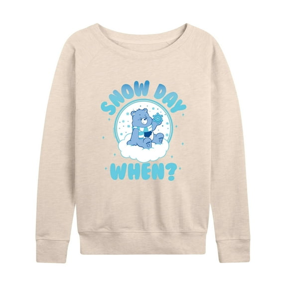 Care Bears - Snow Day When - Women's French Terry Pullover Sweatshirt