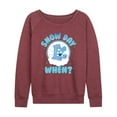 thumbnail image 1 of Care Bears - Snow Day When - Women's French Terry Pullover Sweatshirt, 1 of 5