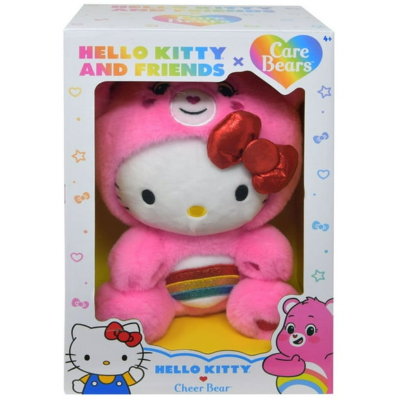 Care Bears Soft Stuffed Animals and Plush Toys, Polyester Pink, 8.00 x 10.00 x 12.00 Inches
