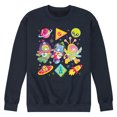 thumbnail image 1 of Care Bears - Space Aliens And Care Bears Grid - Men's Crew Fleece Sweatshirt, 1 of 5