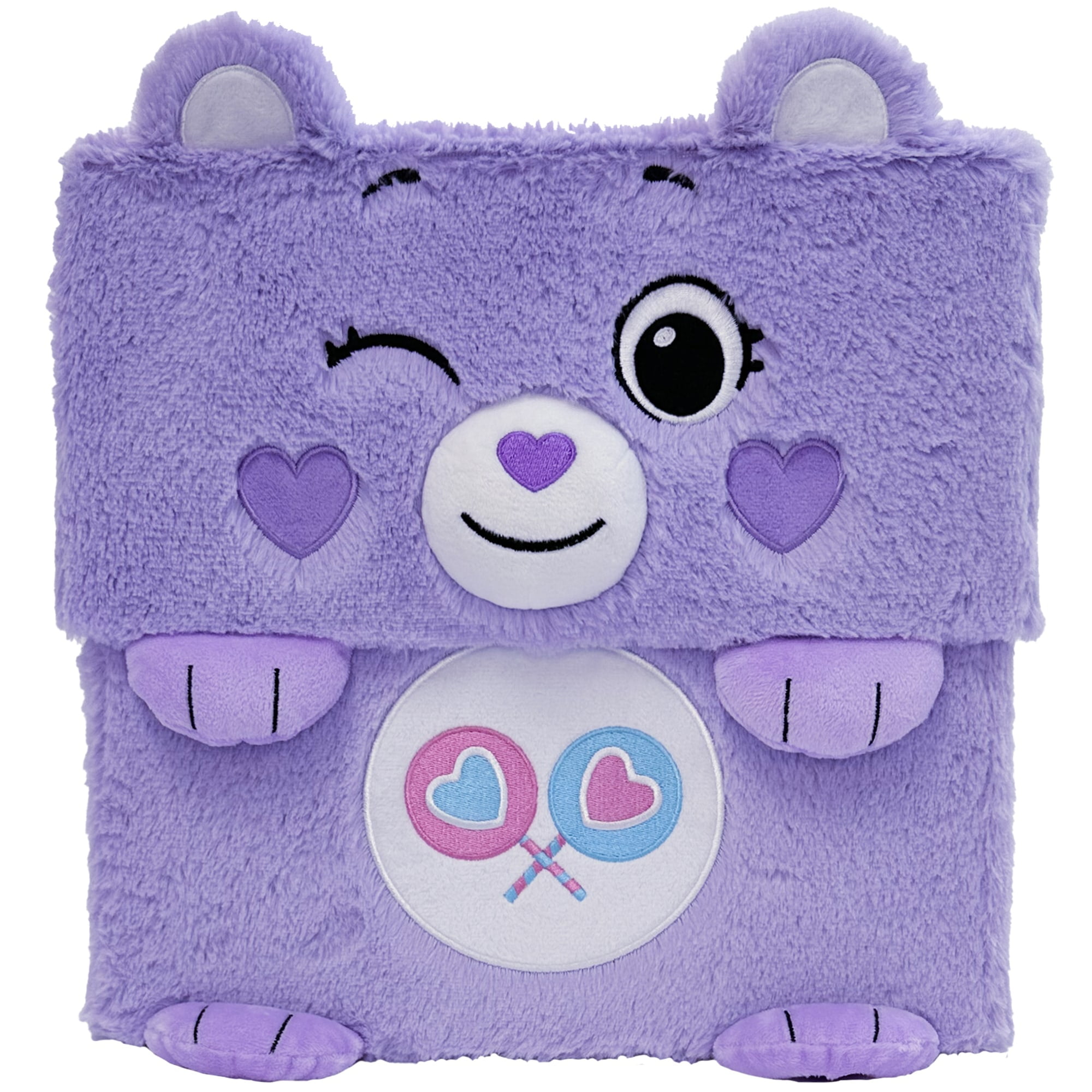 Care Bears: Storables 12" Box - Share Bear - Purple Character Themed Bin, Fabric Storage Container, Opening Top Lid, Holds Toys Books & More, Licensed