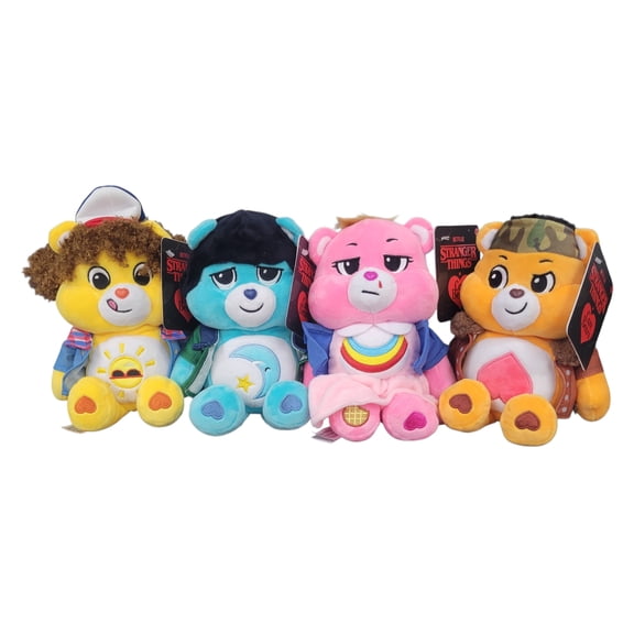 Care Bears Stranger Things 8-Inch Plush 4-Piece Set