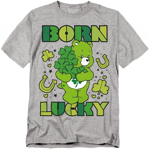 Care Bears T-Shirt Born Lucky Good Luck Bear Unisex Graphic Tee for Men & Women