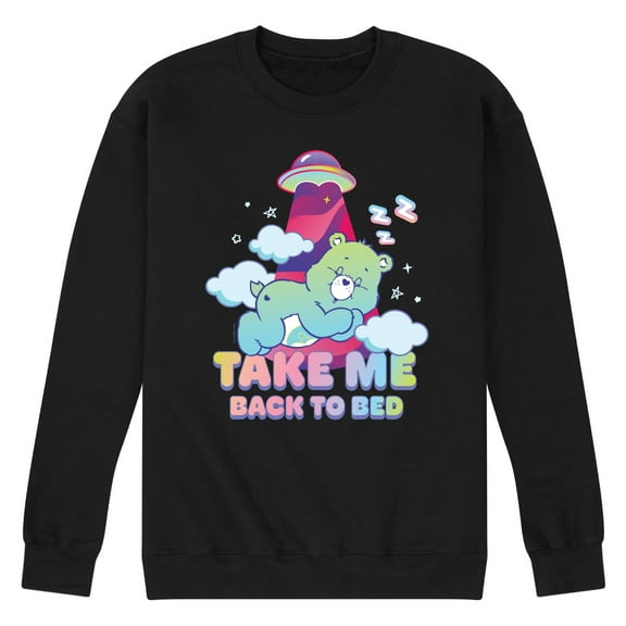 Care Bears - Take Me Back To Bed Ufo Bed Time Bear - Men's Crew Fleece Sweatshirt