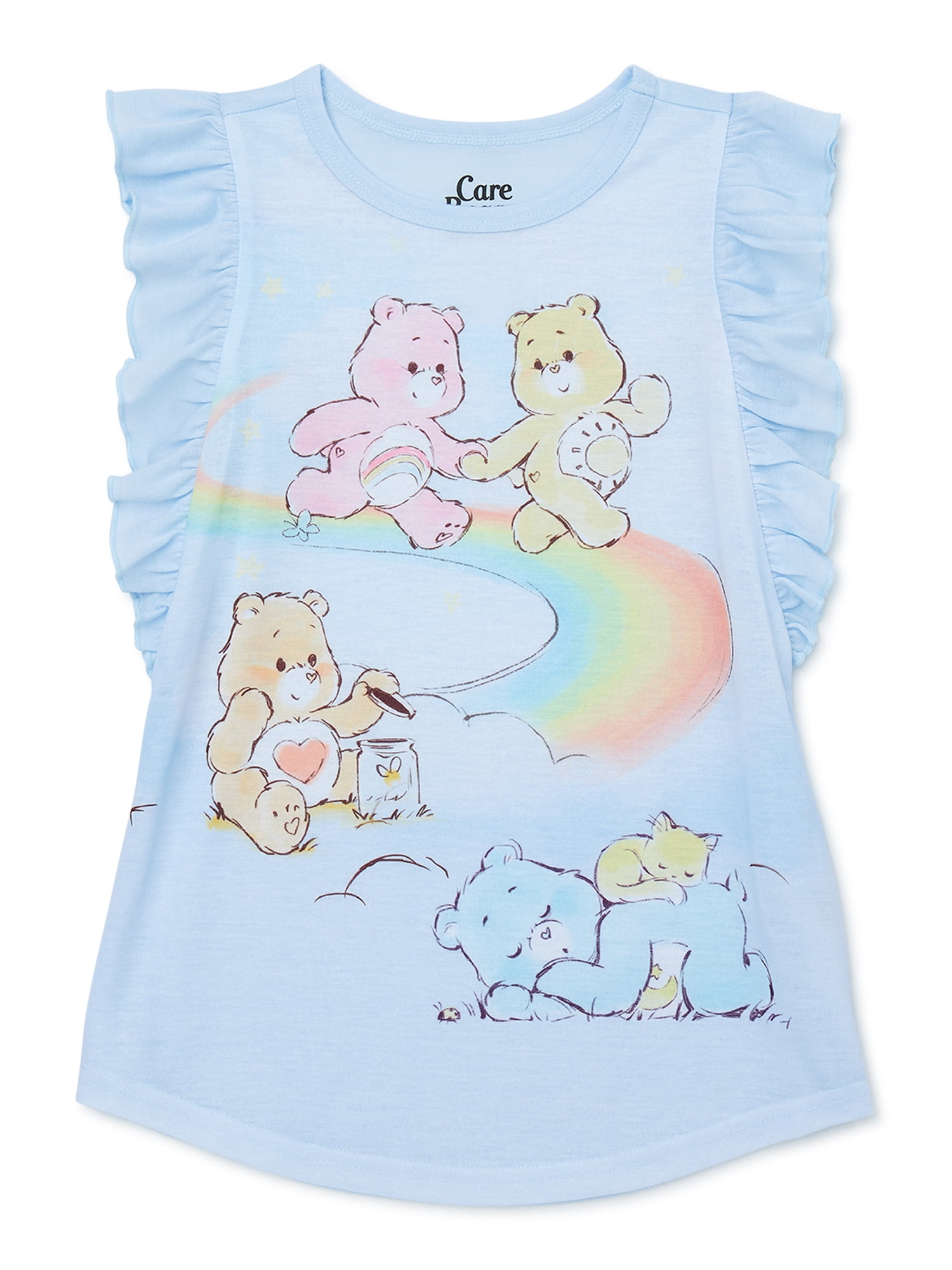 Care Bears Toddler Girl Nightgown, Sizes 2T-5T