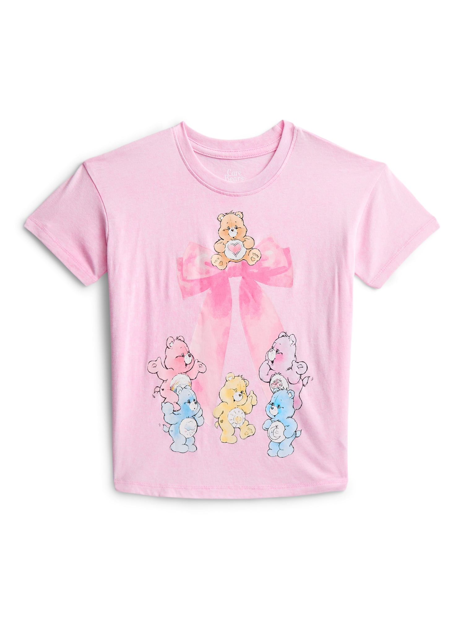 Care Bears Toddler Girls Graphic Crewneck Tee with Short Sleeves, Sizes 12M-5T