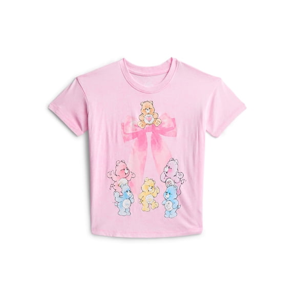 Care Bears Toddler Girls Graphic Crewneck Tee with Short Sleeves, Sizes 12M-5T