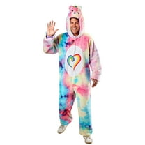 Care Bears Togetherness Bear Comfy Wear Zipsters Costume for Adults by Rubies, Unisex Small/Medium