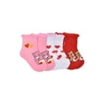 thumbnail image 1 of Character Toddler Valentine's Ankle Socks, 3- Pack, Sizes 12M- 5T, 1 of 5
