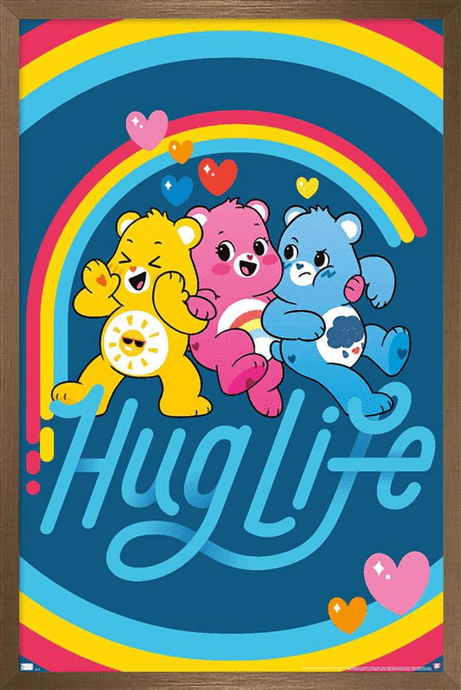Care Bears: Unlock The Magic - Hug Life Wall Poster, 14.725" x 22.375" Framed