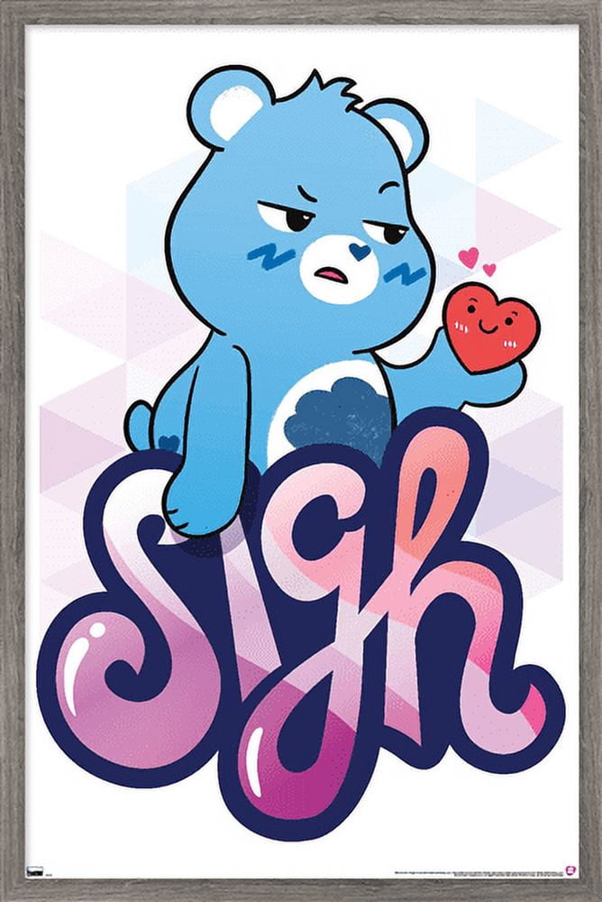 Care Bears: Unlock The Magic - Sigh Wall Poster, 14.725" x 22.375" Framed
