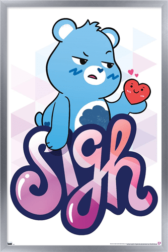 Care Bears: Unlock The Magic - Sigh Wall Poster, 14.725" x 22.375" Framed
