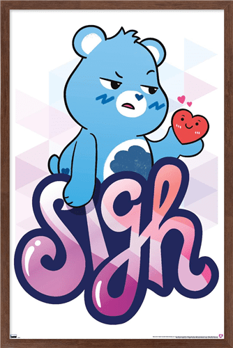 Care Bears: Unlock The Magic - Sigh Wall Poster, 14.725" x 22.375" Framed