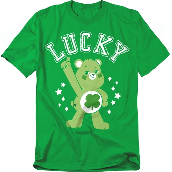Care Bears: Unlock The Magic T-Shirt Good Luck Bear Lucky Collegiate St. Patrick'S Day Unisex Graphic Tee for Men & Women