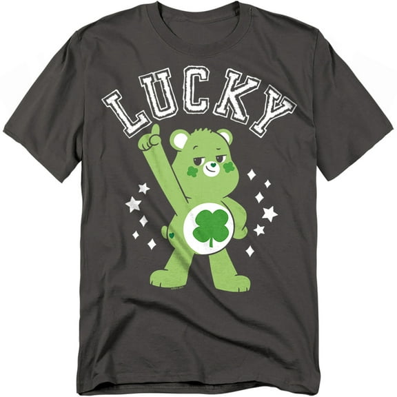 Care Bears: Unlock The Magic T-Shirt Good Luck Bear Lucky Collegiate Unisex Graphic Tee for Men & Women