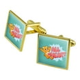 thumbnail image 1 of Care Bears: Unlock the Magic All Heart Square Cufflink Set - Silver or Gold, 1 of 6