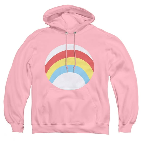 Care Bears: Unlock the Magic Cheer Bear Belly Adult Pull-Over Hoodie, Pink, 2X-Large