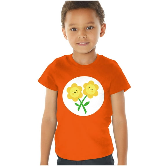 Care Bears: Unlock the Magic Friend Bear Belly Kids T Shirt (4) for Toddler Boys and Girls, Orange