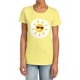 thumbnail image 1 of Care Bears: Unlock the Magic Funshine Bear Belly Women's T Shirt, Banana, 2X-Large, 1 of 3