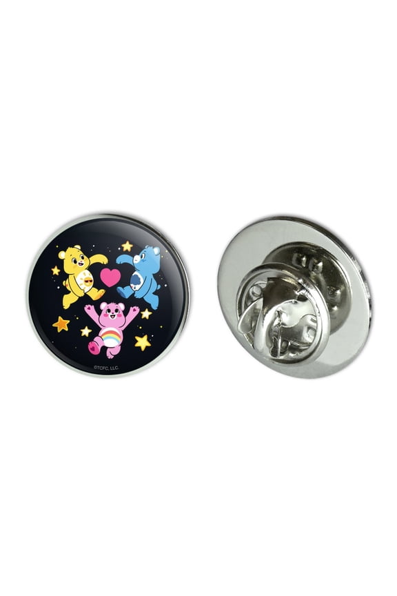 Care Bears: Unlock the Magic Funshine, Grumpy and Cheer Metal 0.75" Lapel Hat Pin Tie Tack Pinback