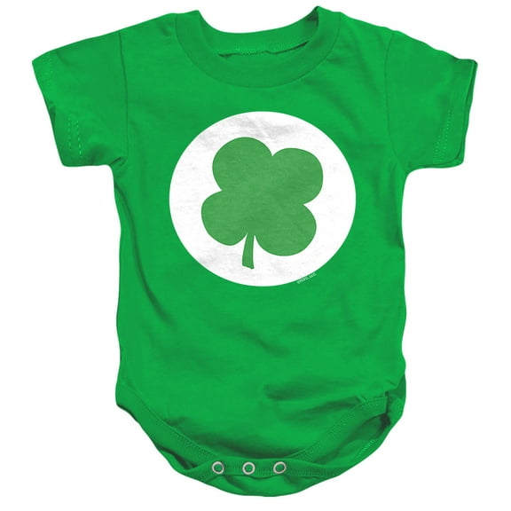 Care Bears: Unlock the Magic Good Luck Bear Belly Unisex Infant Snap Suit for Baby, Kelly Green, Medium