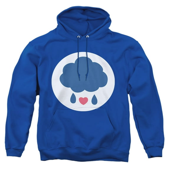 Care Bears: Unlock the Magic Grumpy Bear Belly Adult Pull-Over Hoodie, Royal, 2X-Large