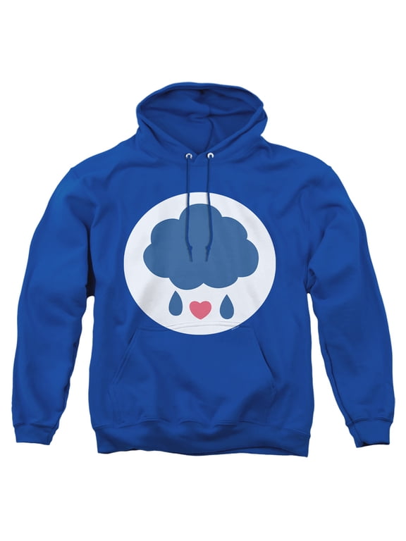 : Unlock the Magic Grumpy Bear Belly Adult Pull-Over Hoodie, Royal, X-Large