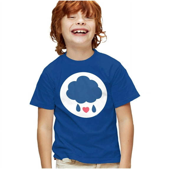 Care Bears: Unlock the Magic Grumpy Bear Belly Kids T Shirt for Youth Boys and Girls, Royal, Medium