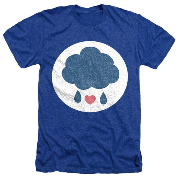 Care Bears: Unlock the Magic Grumpy Bear Belly Unisex Adult Heather T Shirt, Royal Heather, Large